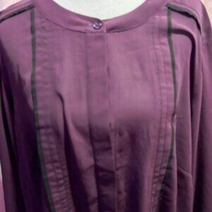 Slightly Worn Eloquii Purple blouse Sz 18